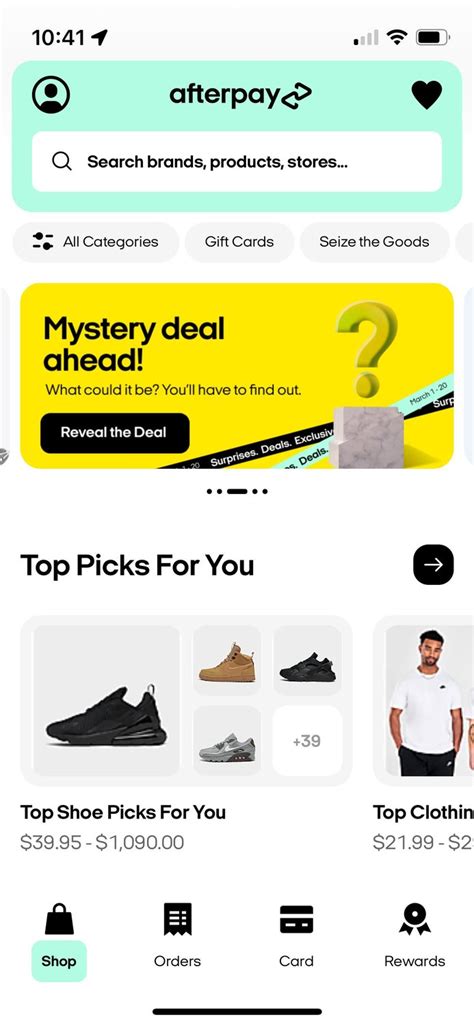 nike afterpay app.